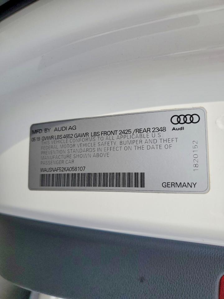 2019 AUDI A5