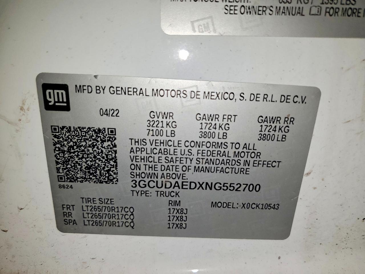 2022 CHEVROLET Silverado