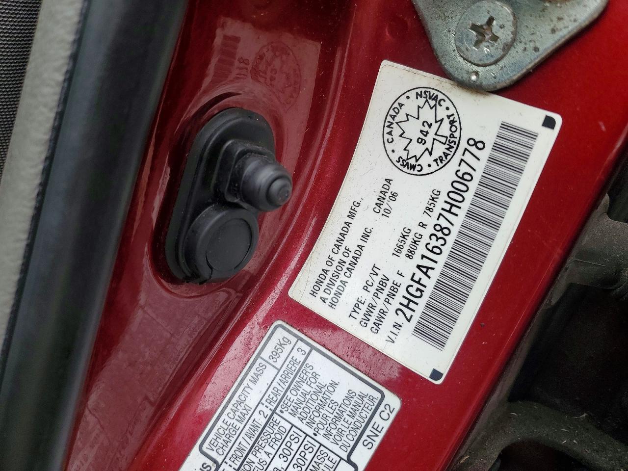 2007 HONDA CIVIC