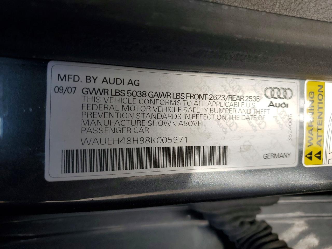 2008 AUDI A4