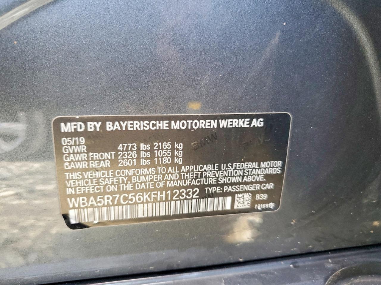 2019 BMW 3 SERIES