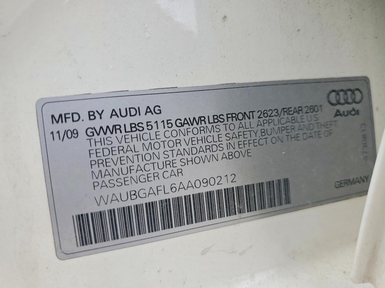 2010 AUDI S4
