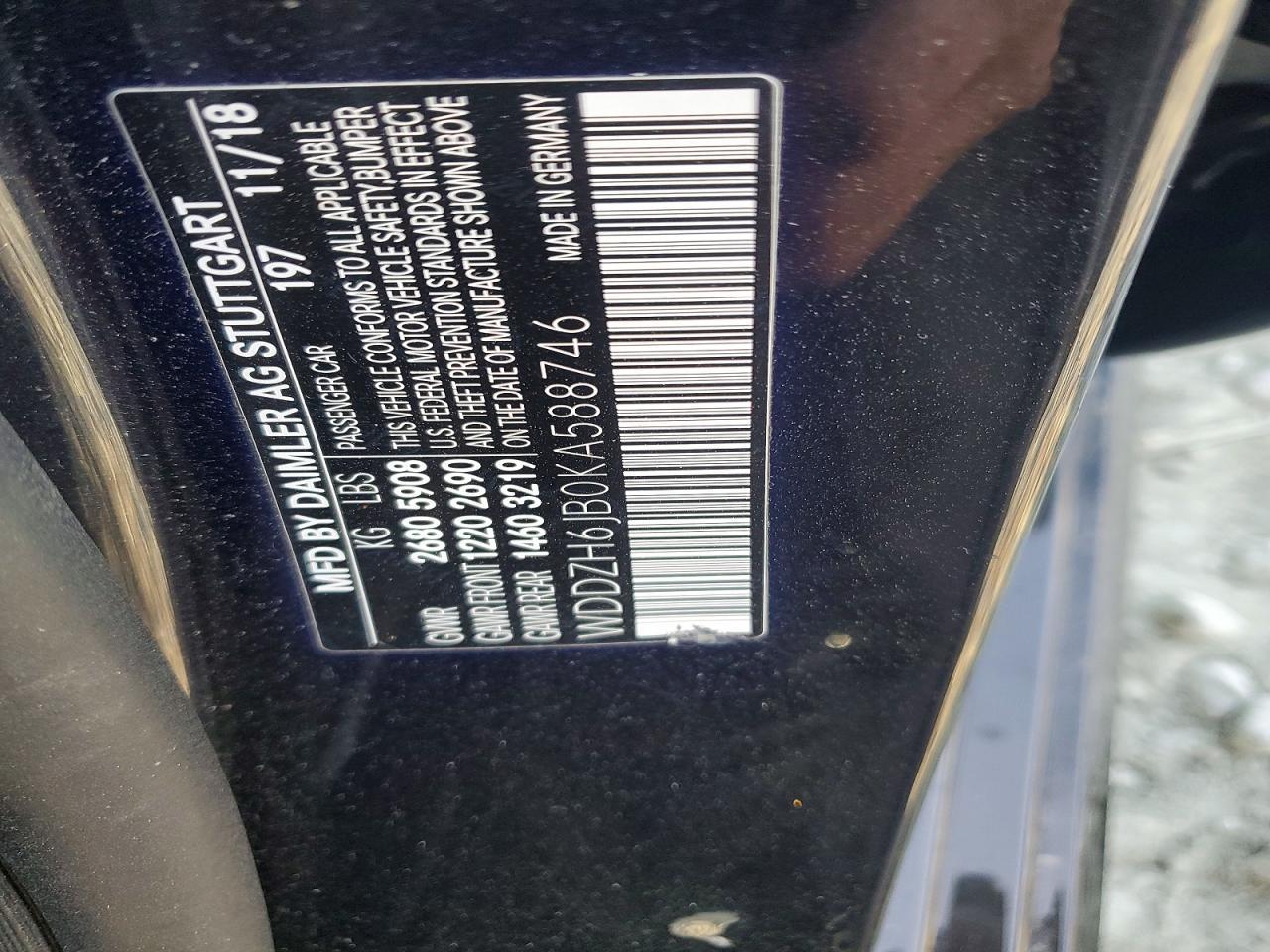 2019 MERCEDES-BENZ E-Class