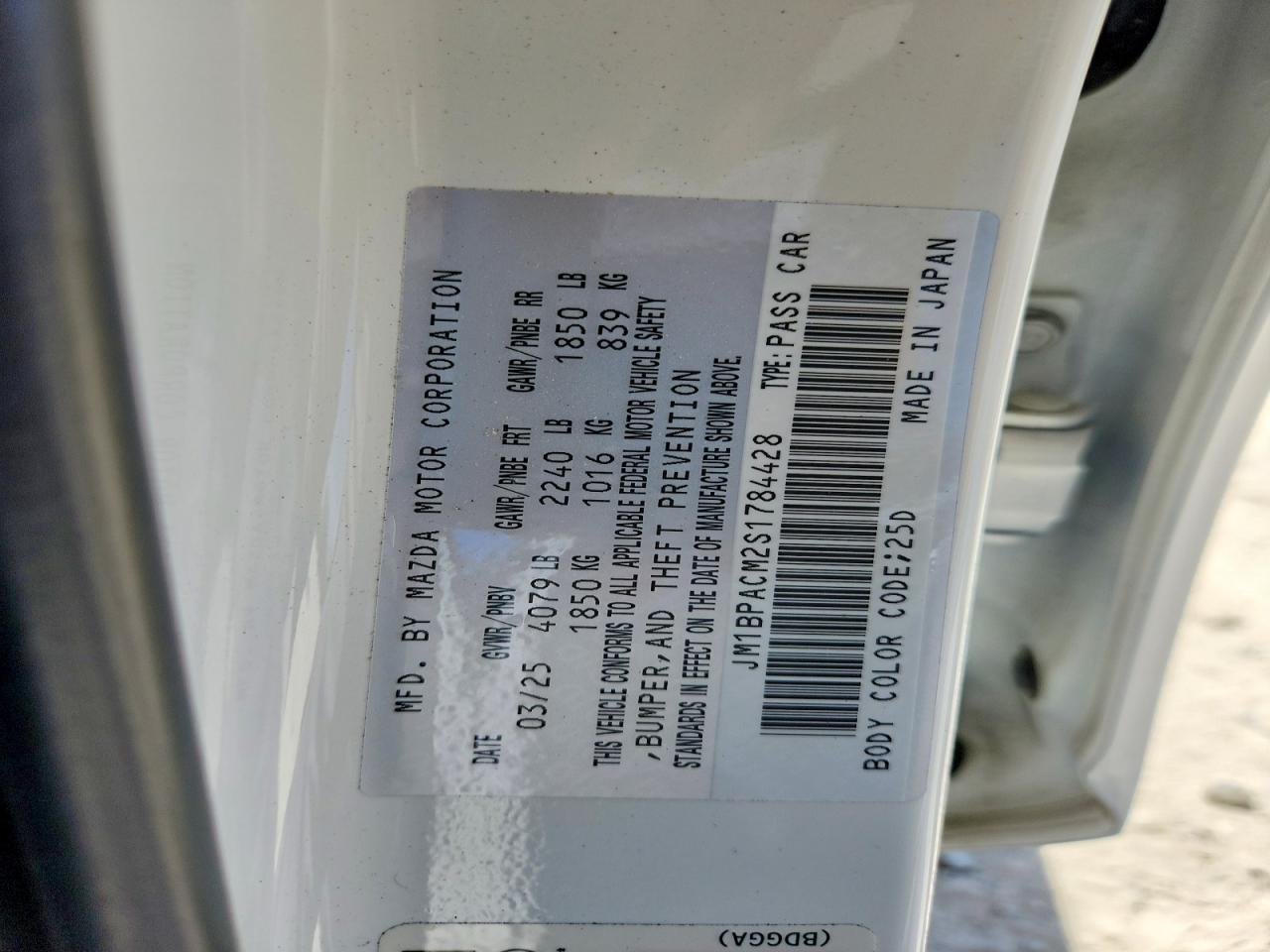 2025 MAZDA 3
