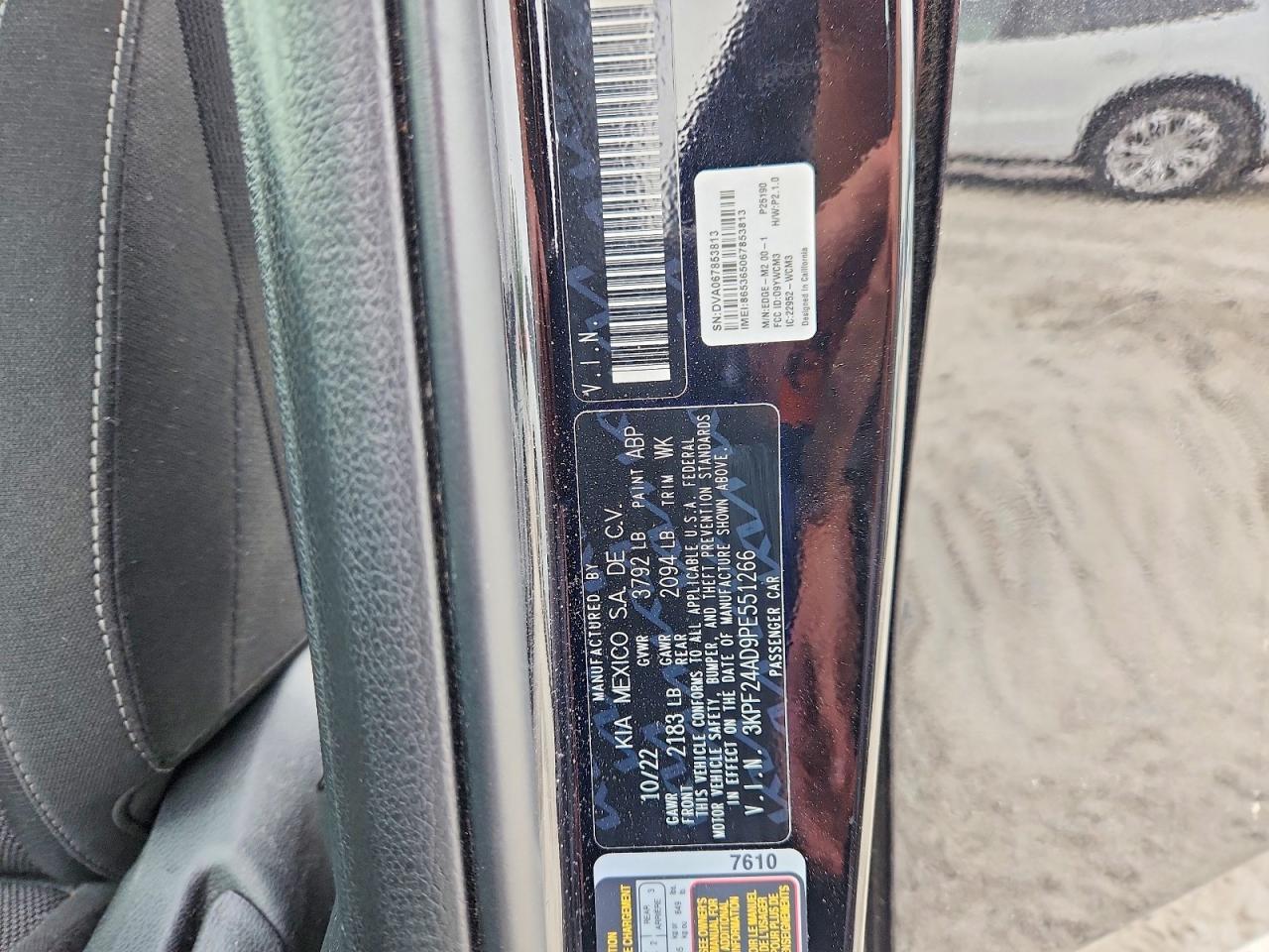 2023 KIA FORTE