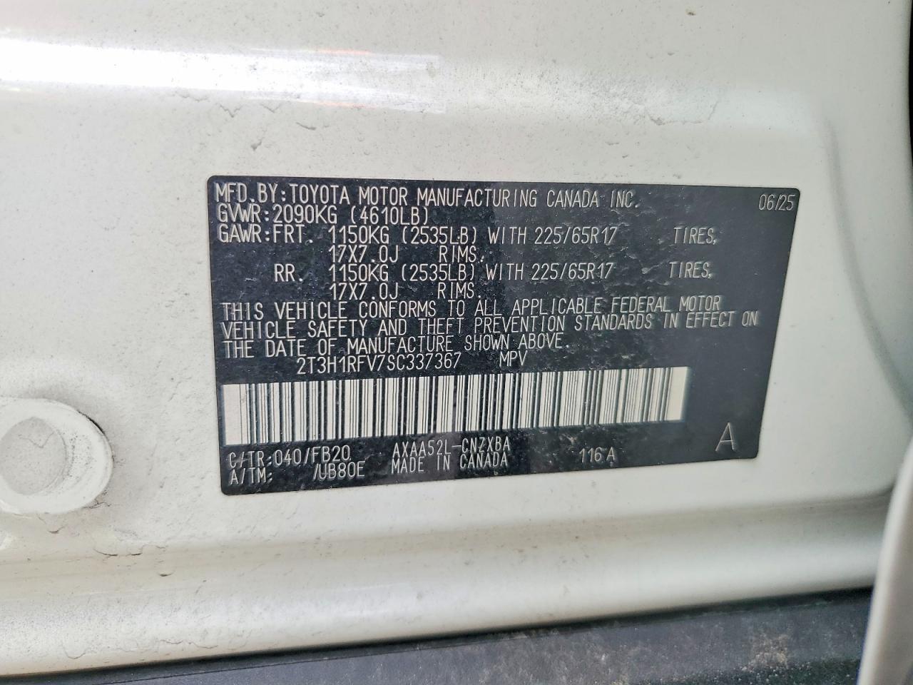 2025 TOYOTA RAV4
