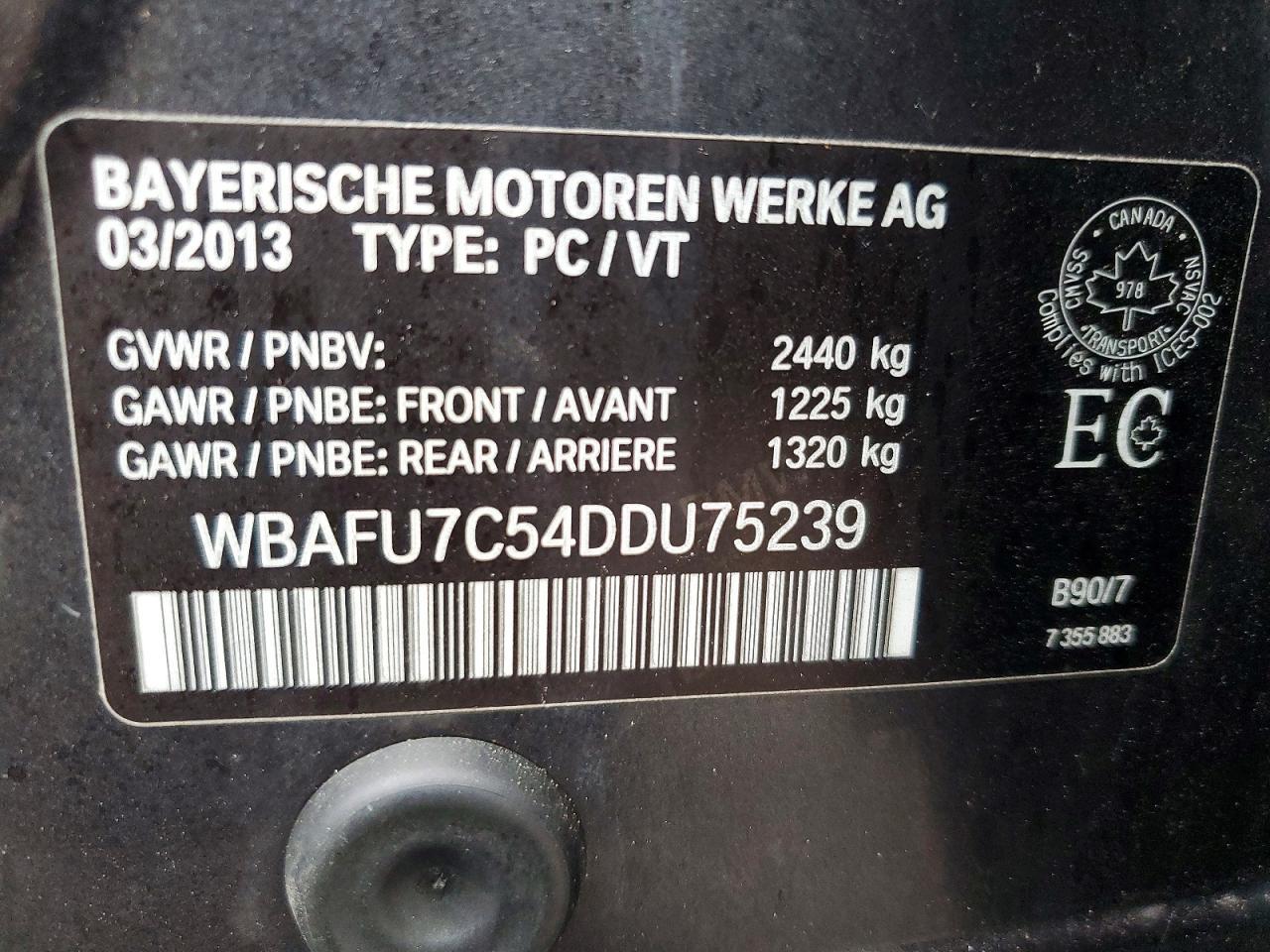 2013 BMW 5 series