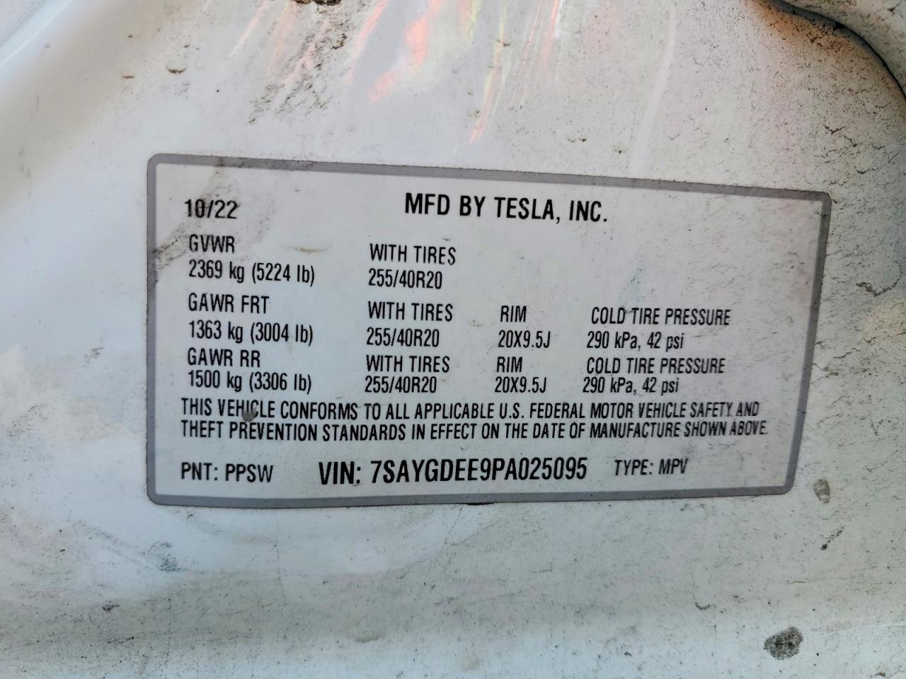 2023 TESLA MODEL Y