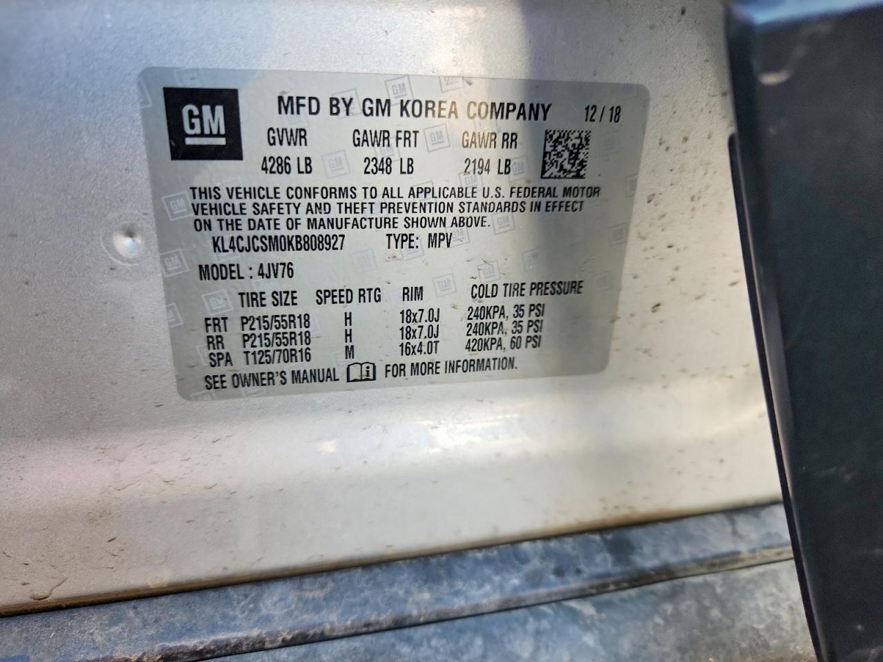 2019 BUICK ENCORE