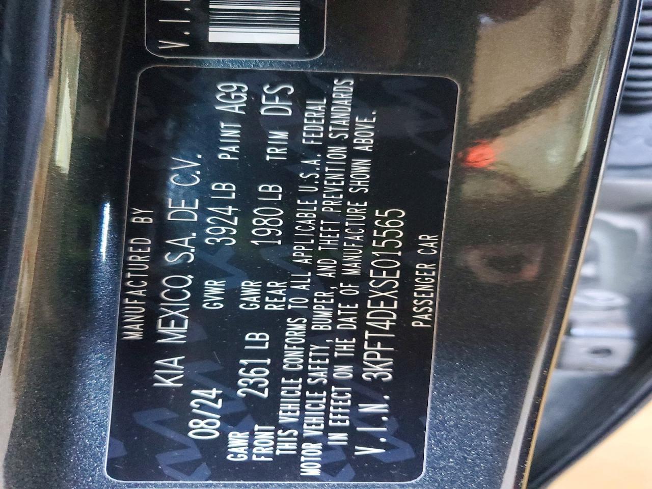 2025 KIA K4