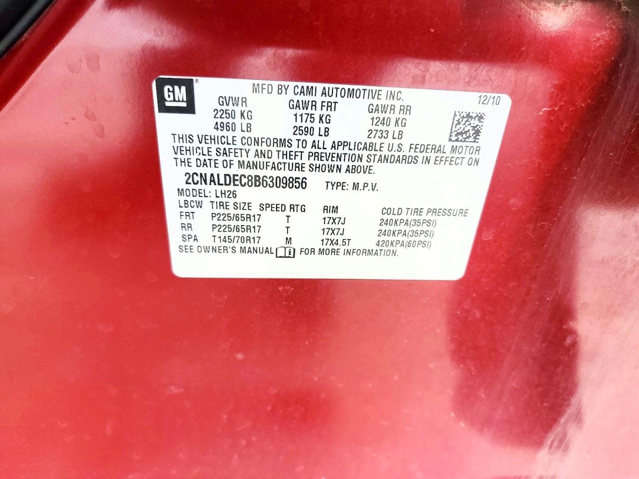 2011 CHEVROLET EQUINOX