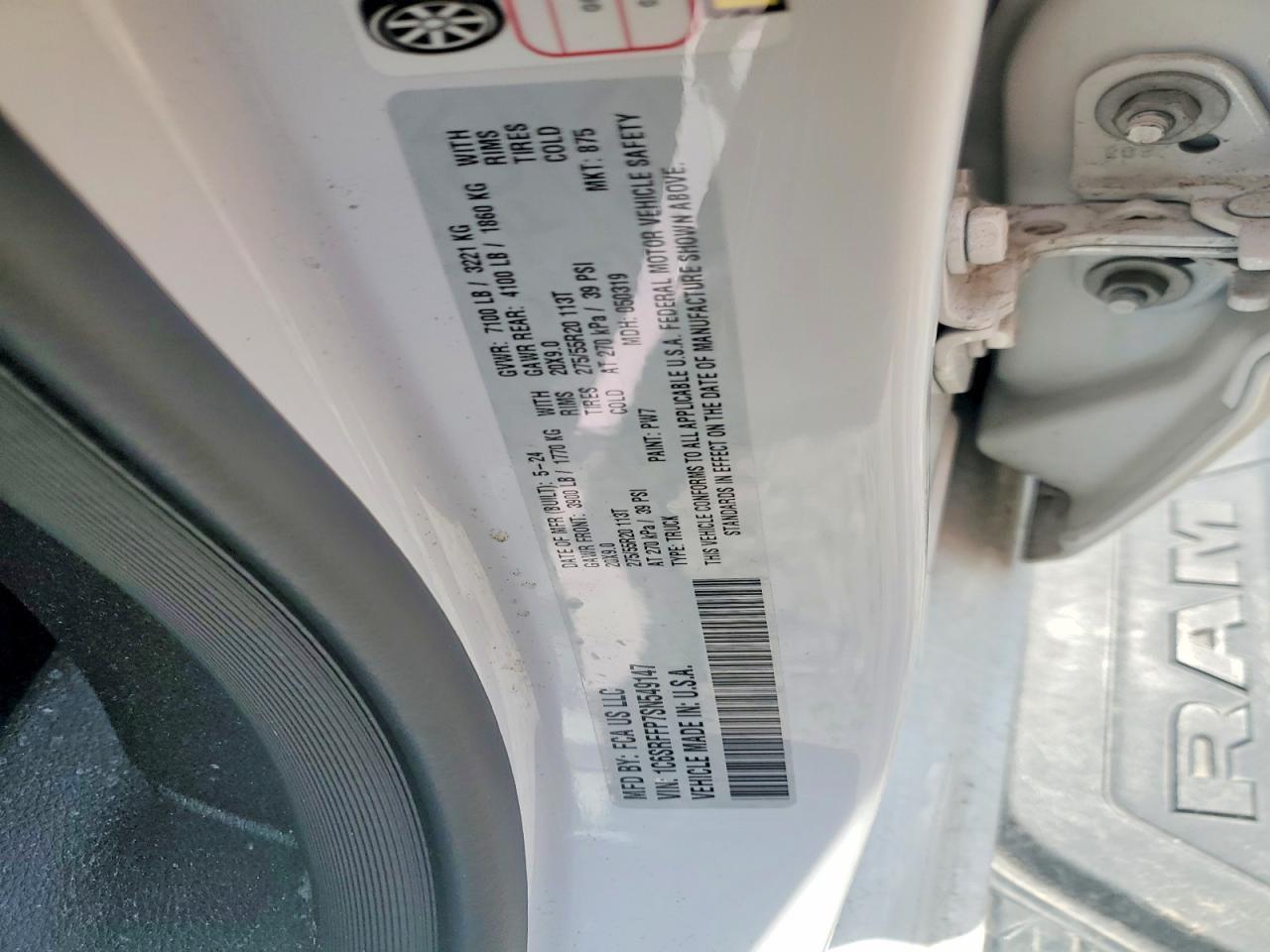 2025 RAM 1500