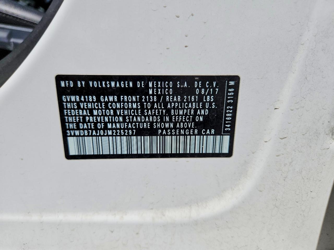 2018 VOLKSWAGEN JETTA