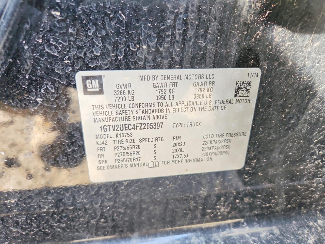 2015 GMC Sierra