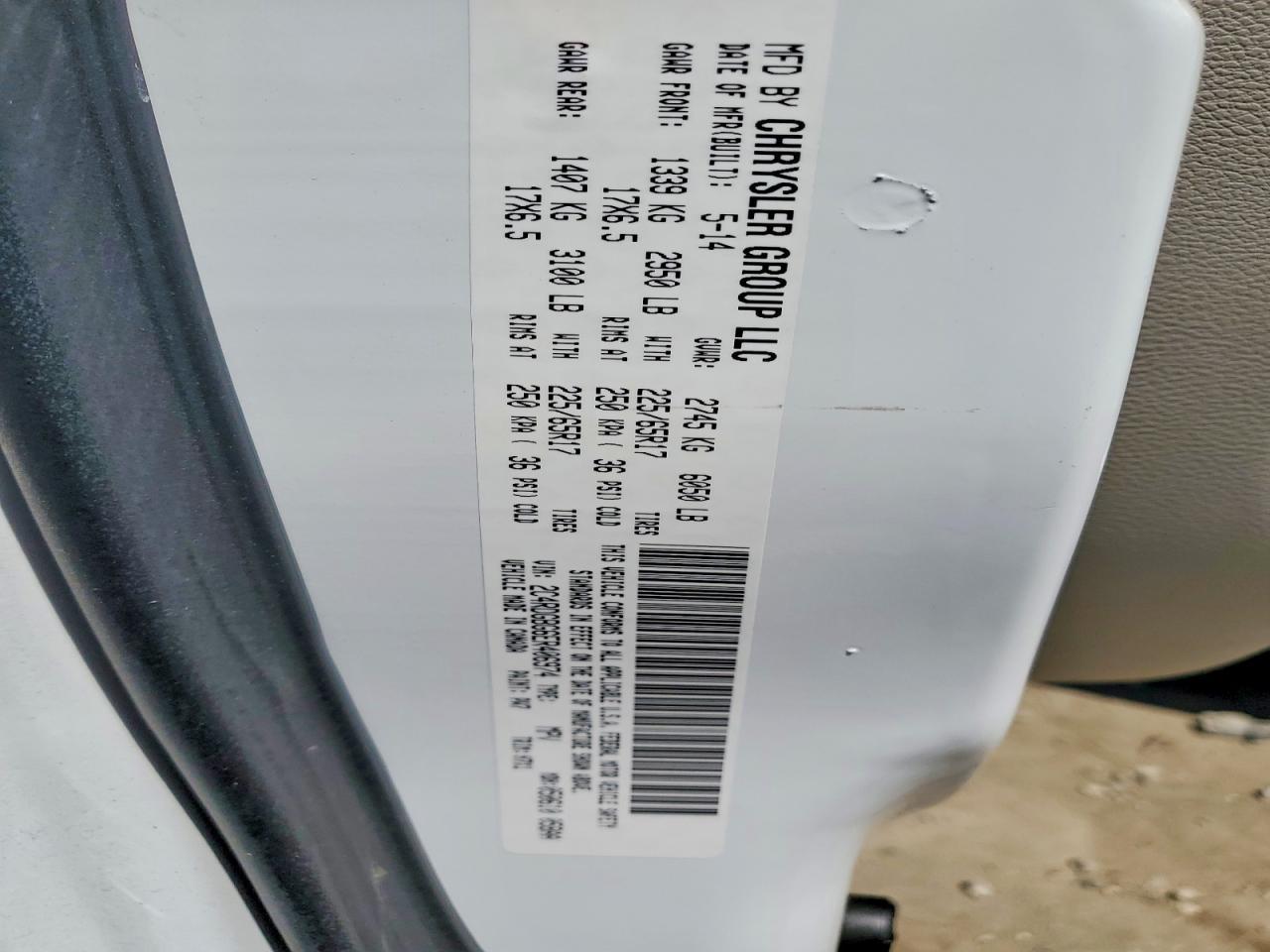 2014 DODGE GRAND CARAVAN