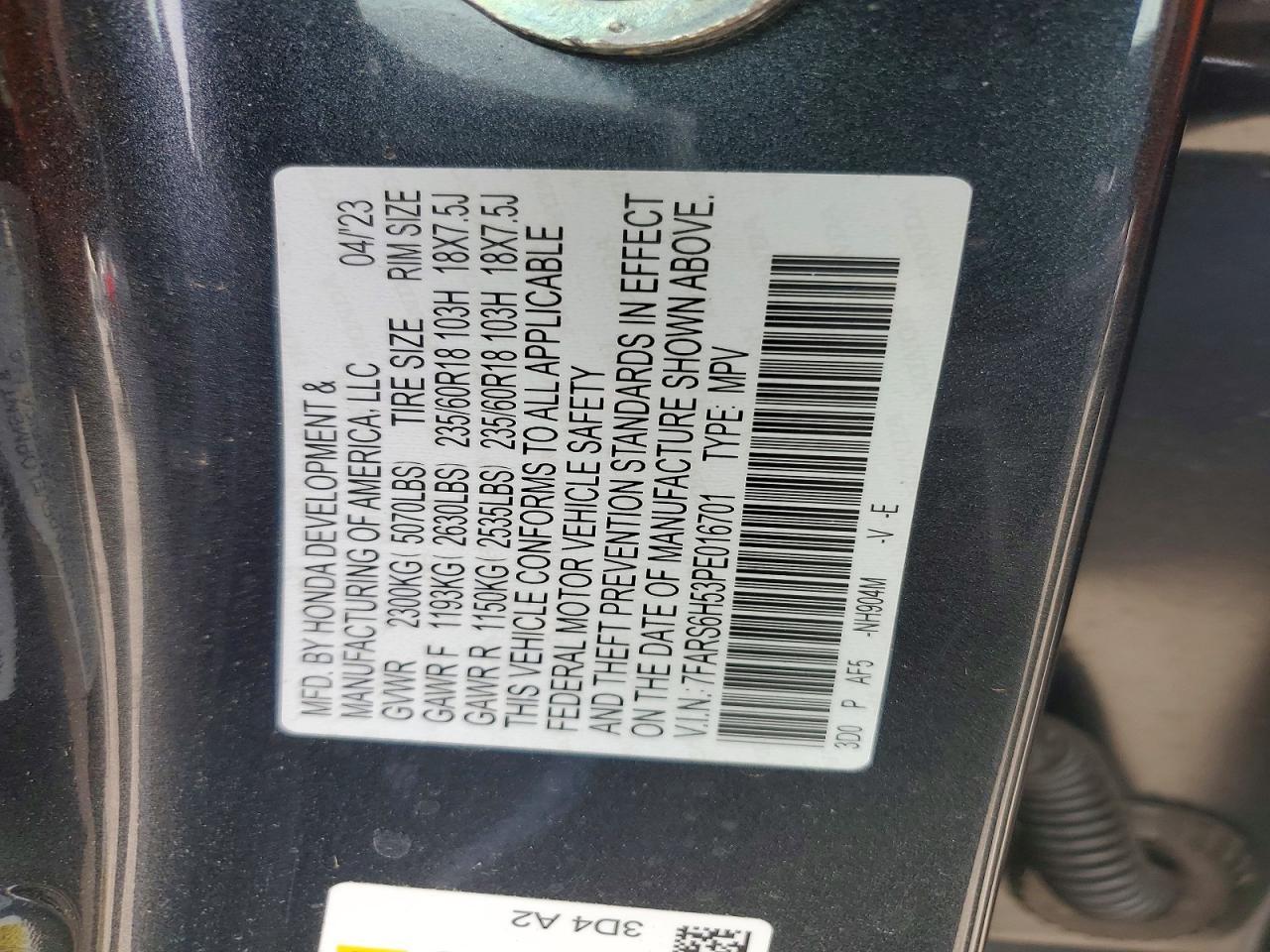 2023 HONDA CR-V