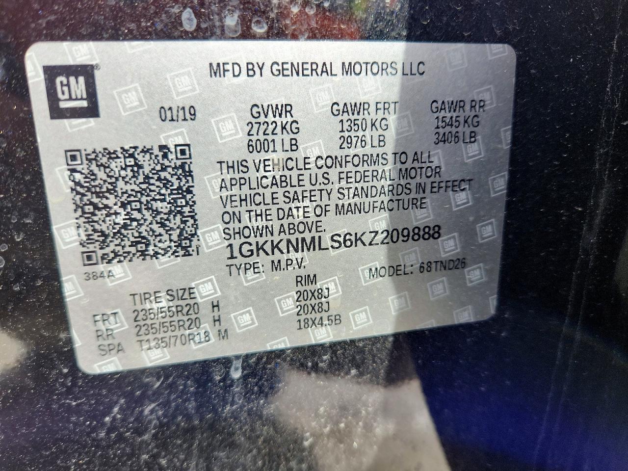 2019 GMC ACADIA