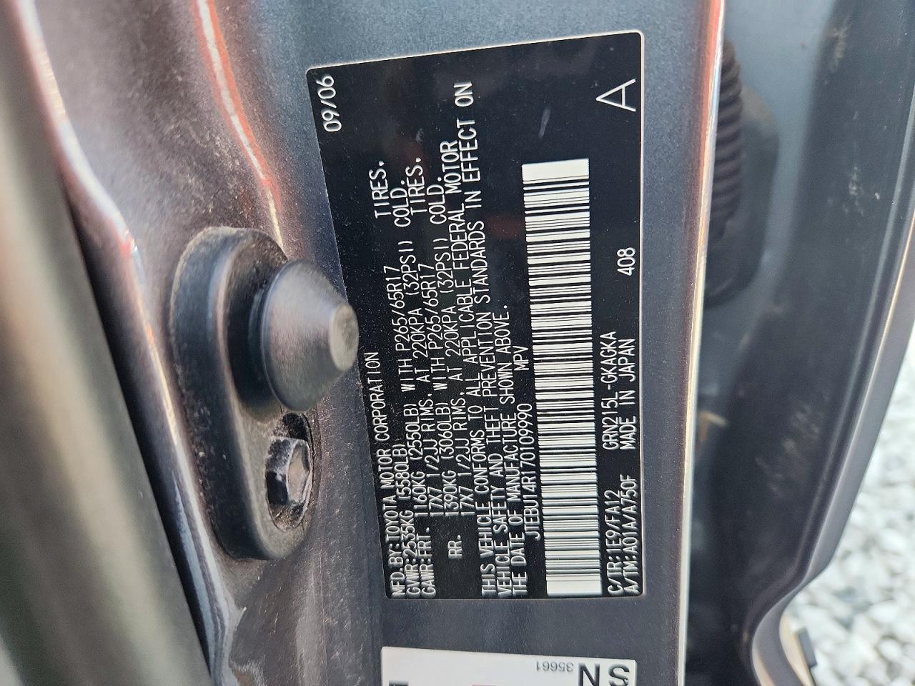 2007 TOYOTA 4Runner
