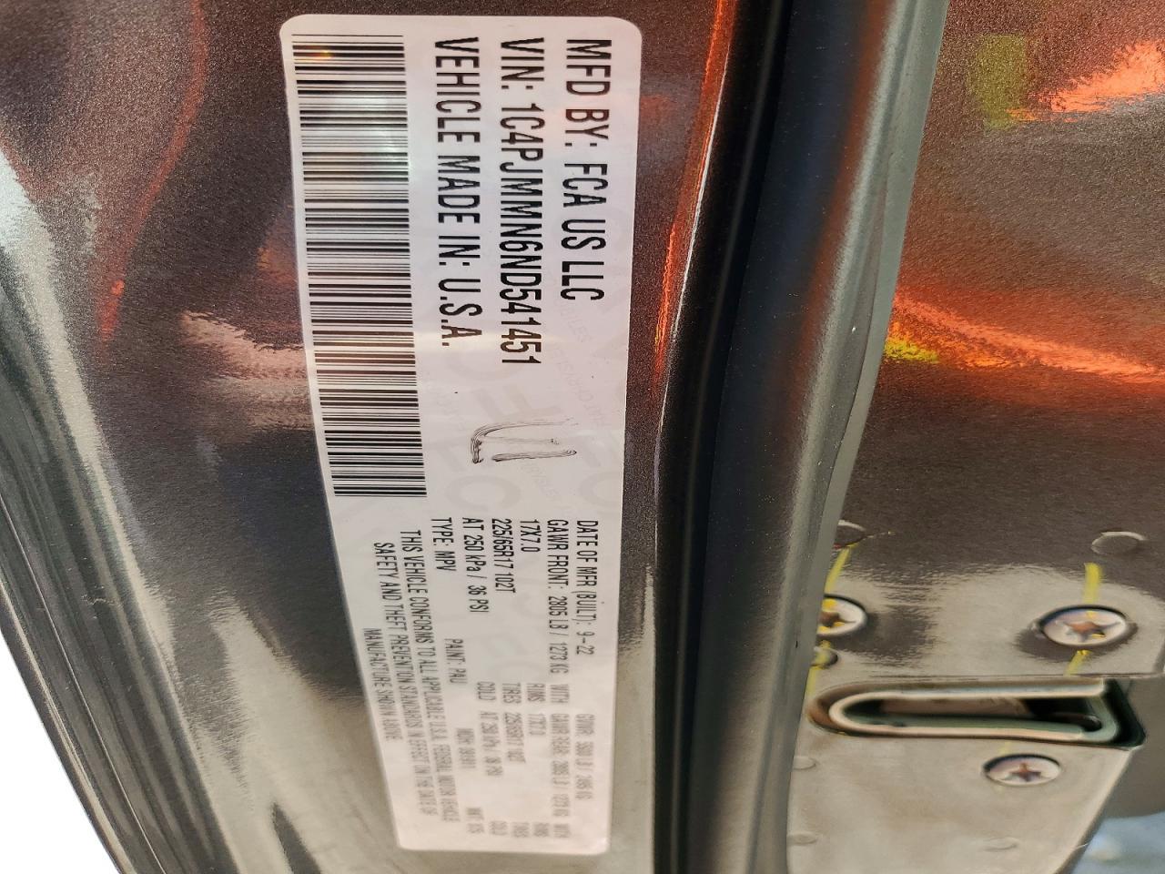 2022 JEEP CHEROKEE