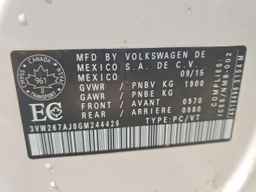 2016 VOLKSWAGEN JETTA