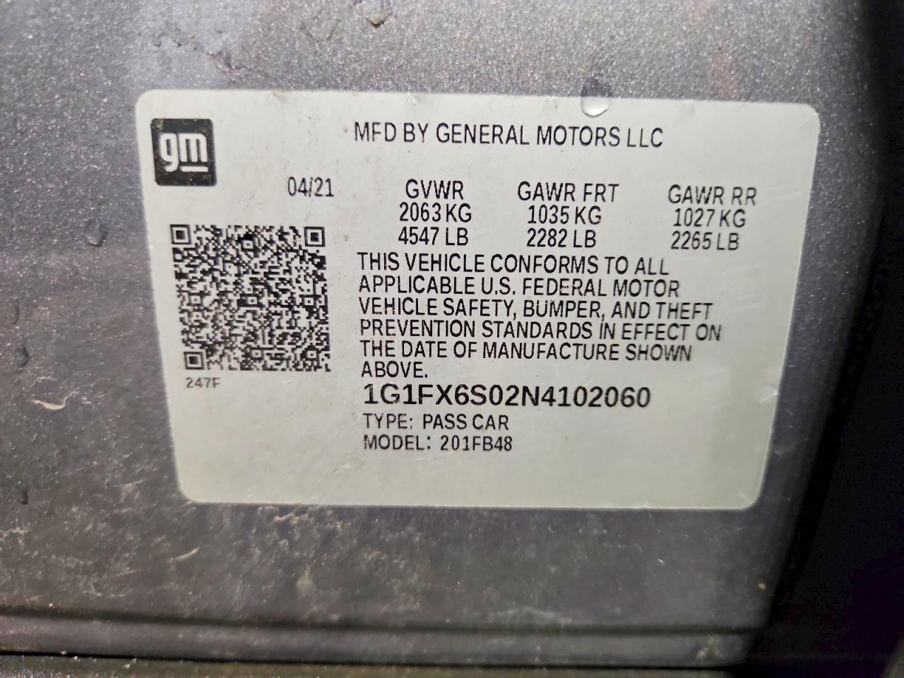 2022 CHEVROLET Bolt EV