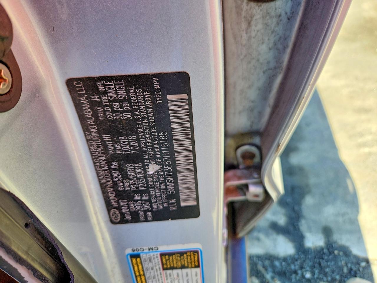 2007 HYUNDAI SANTA FE