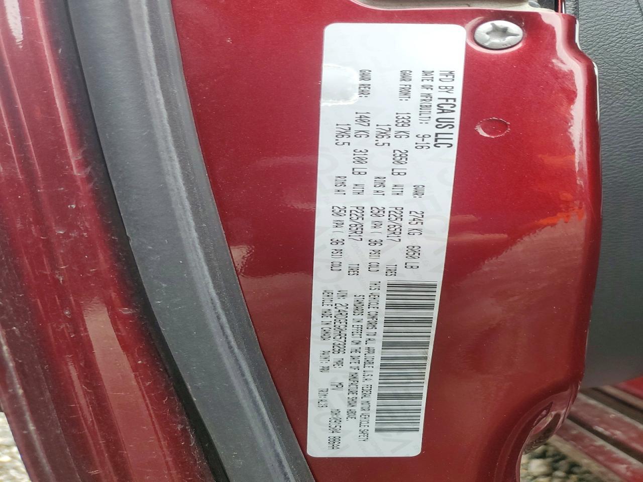 2017 DODGE GRAND CARAVAN