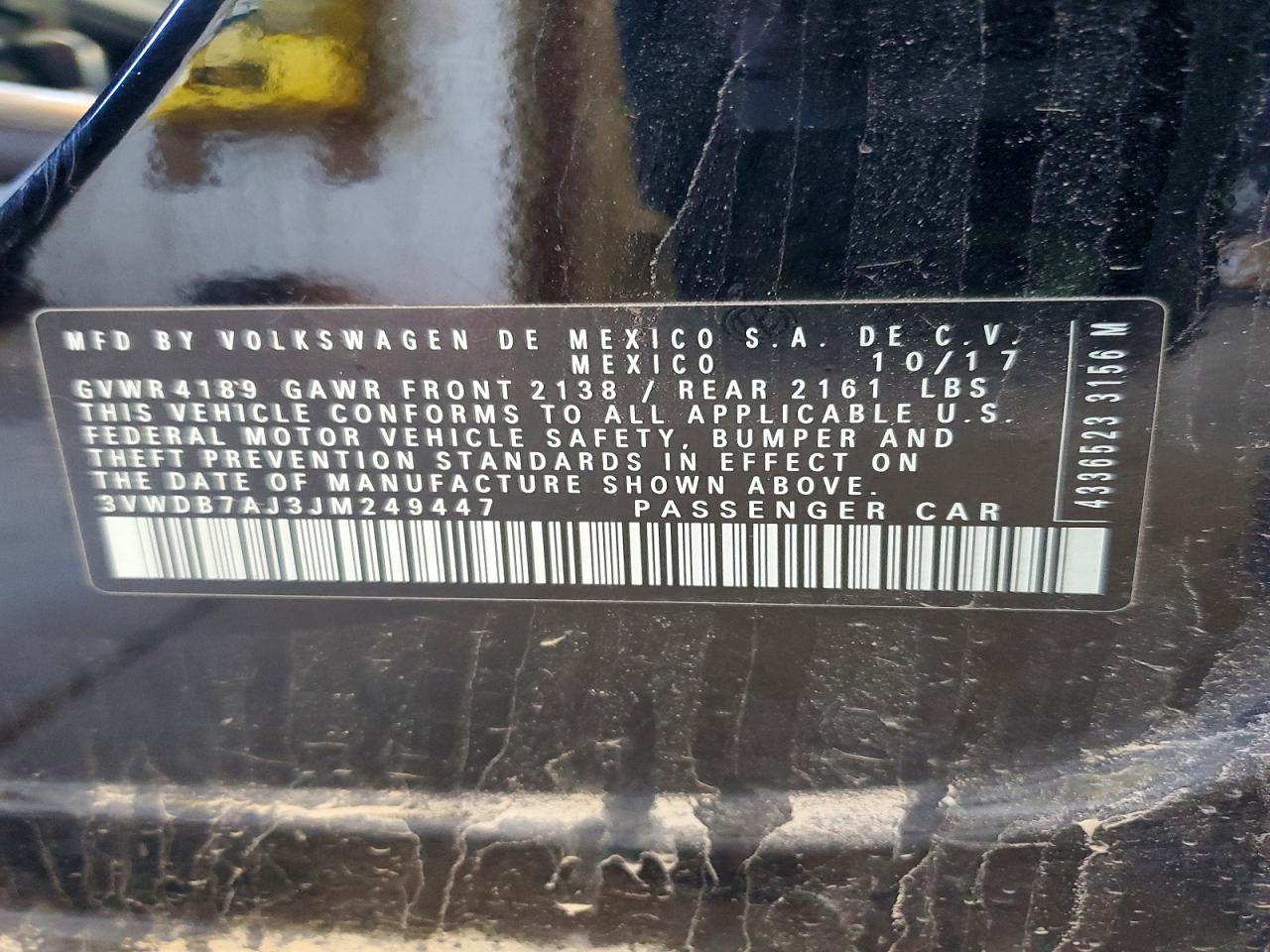 2018 VOLKSWAGEN JETTA