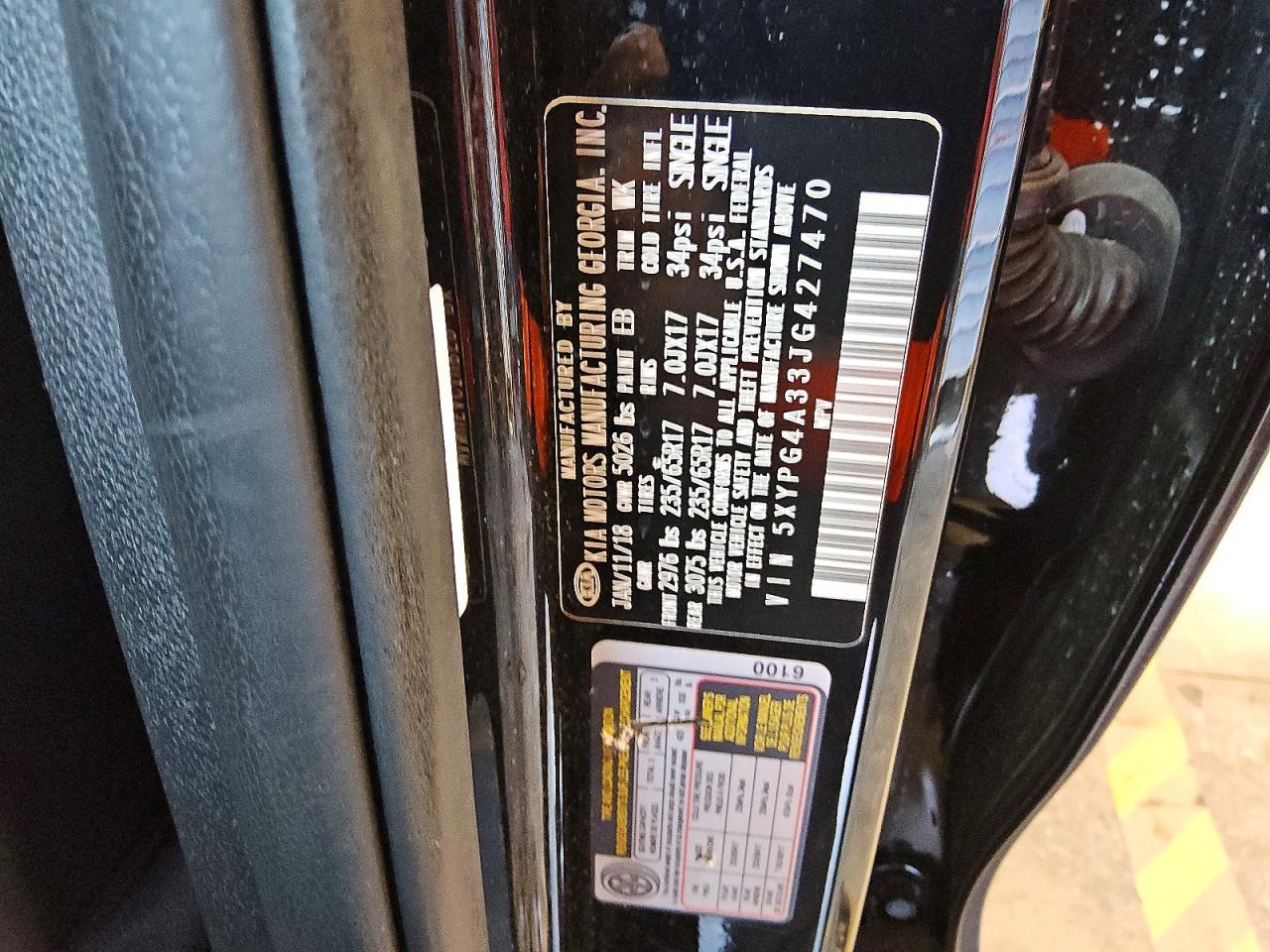 2018 KIA SORENTO