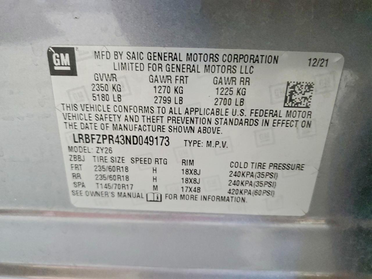 2022 BUICK Envision
