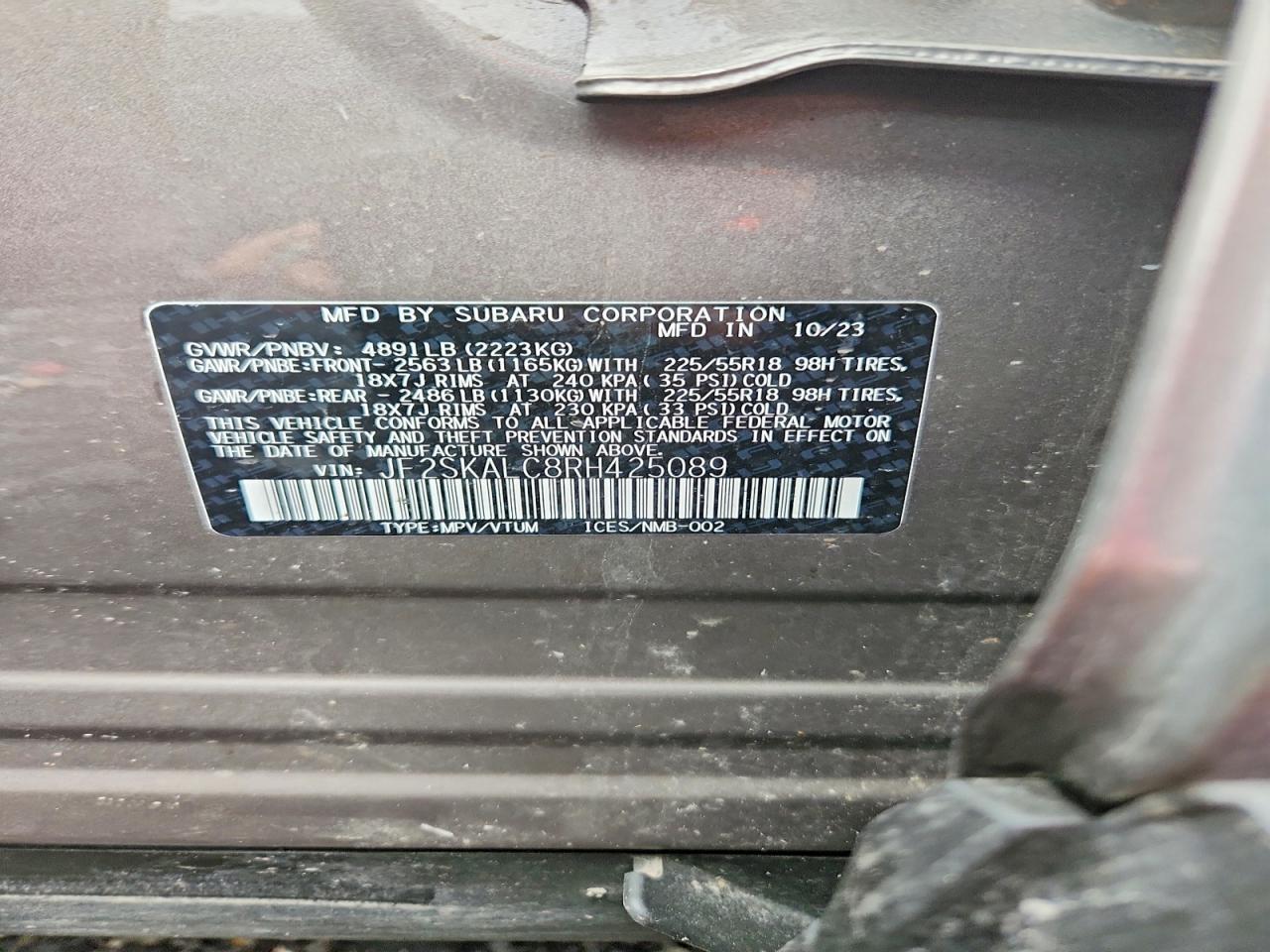 2024 SUBARU FORESTER