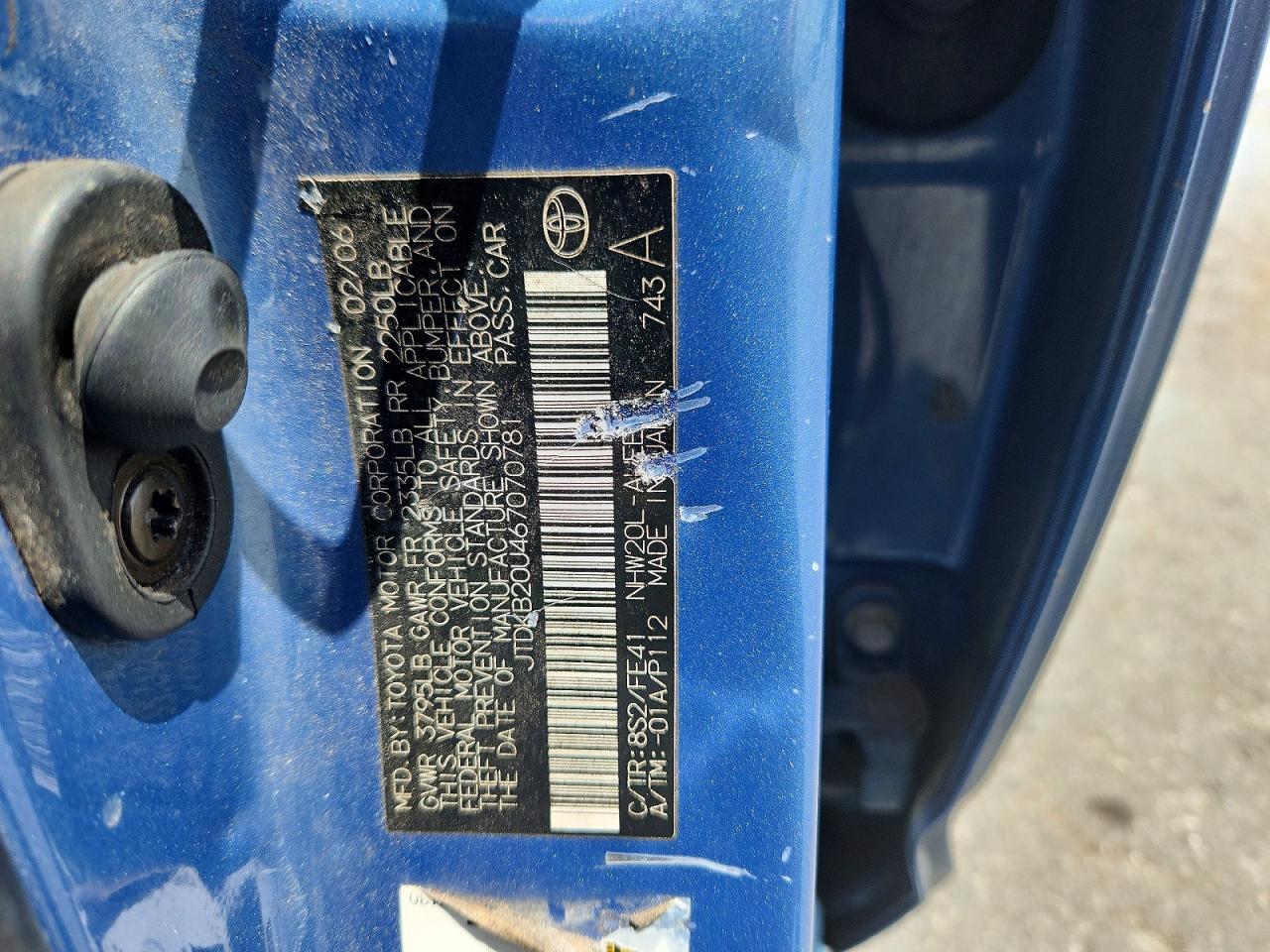 2006 TOYOTA PRIUS