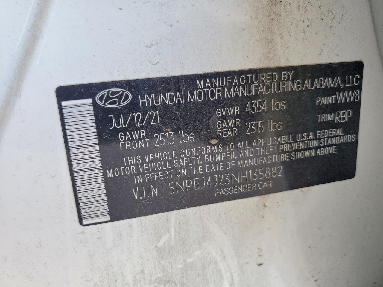 2022 HYUNDAI SONATA