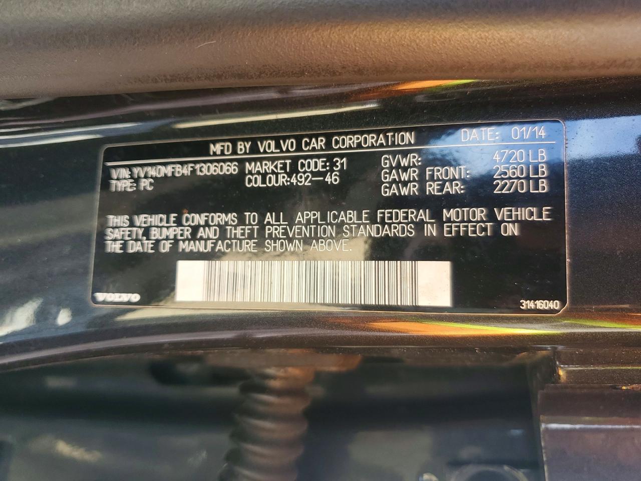 2015 VOLVO S60