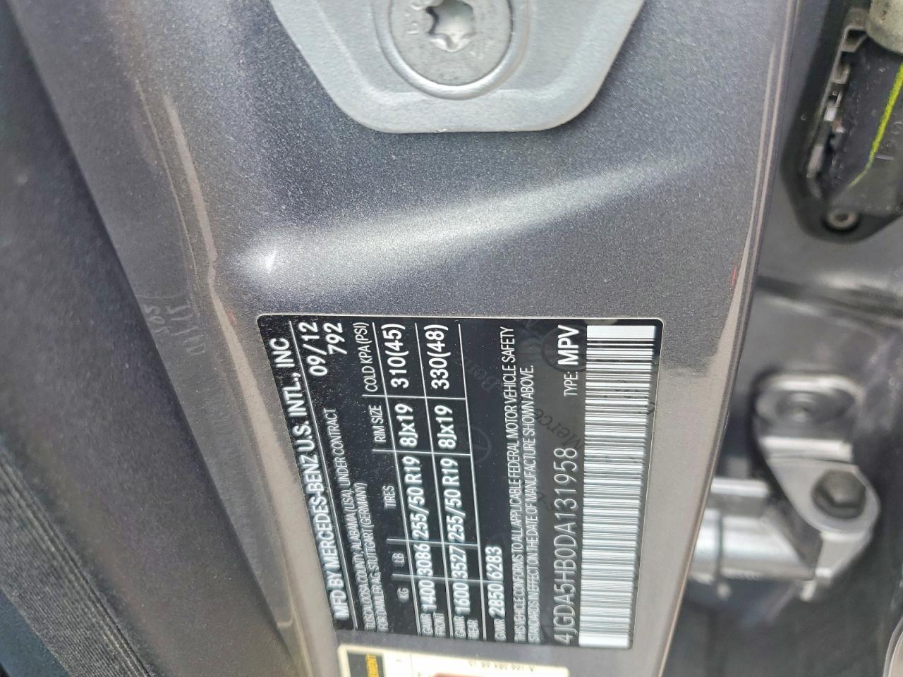 2013 MERCEDES-BENZ ML-Class