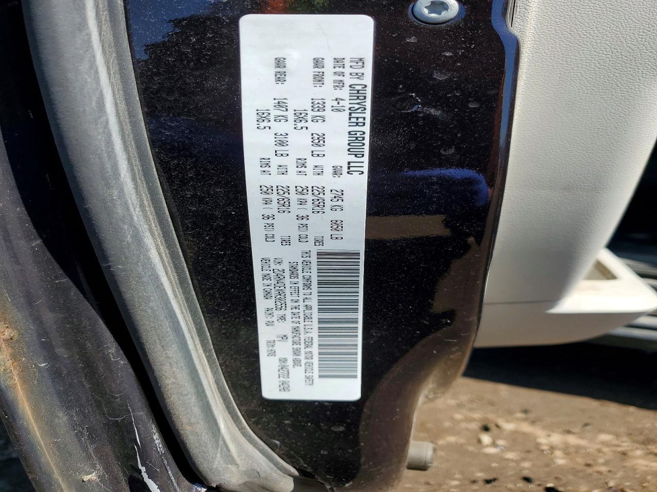 2010 DODGE GRAND CARAVAN