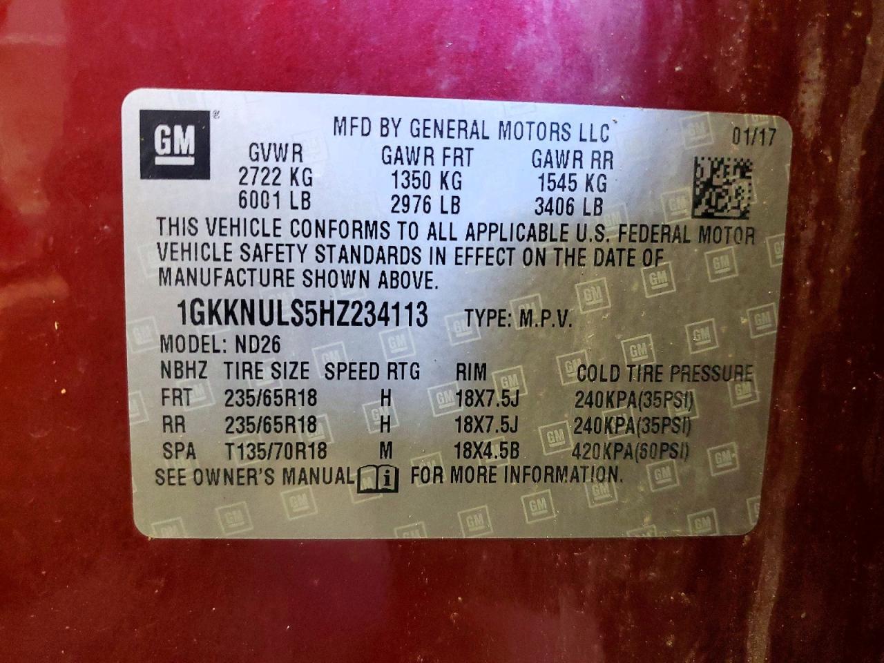 2017 GMC ACADIA