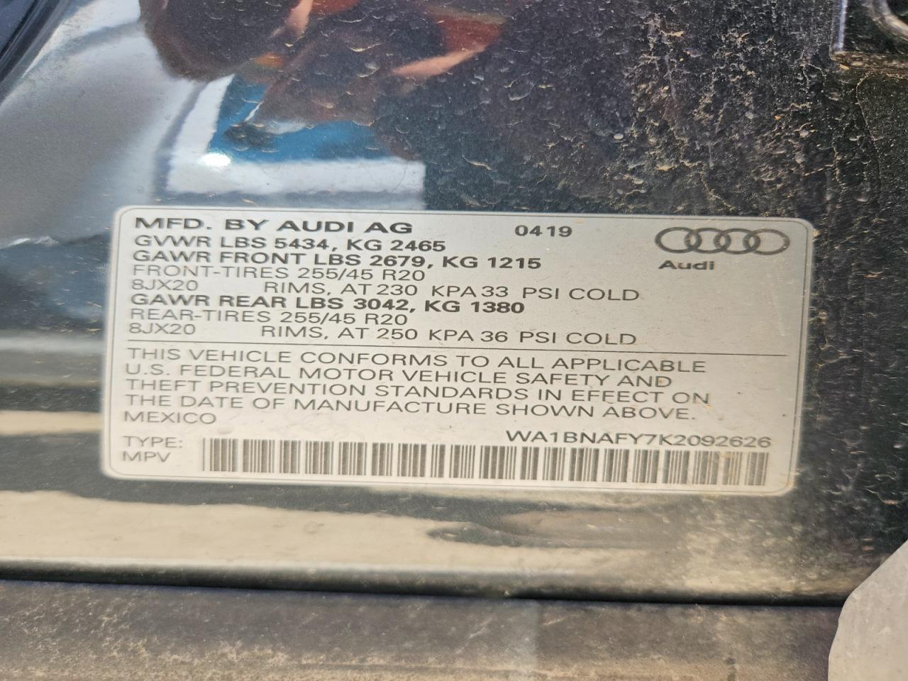 2019 AUDI Q5