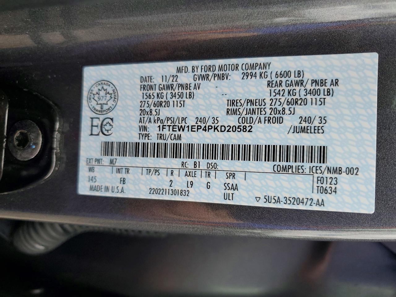 2023 FORD F-150 Lightning