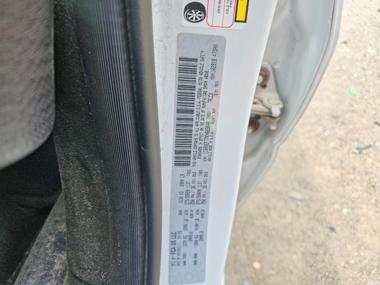 2019 RAM 1500