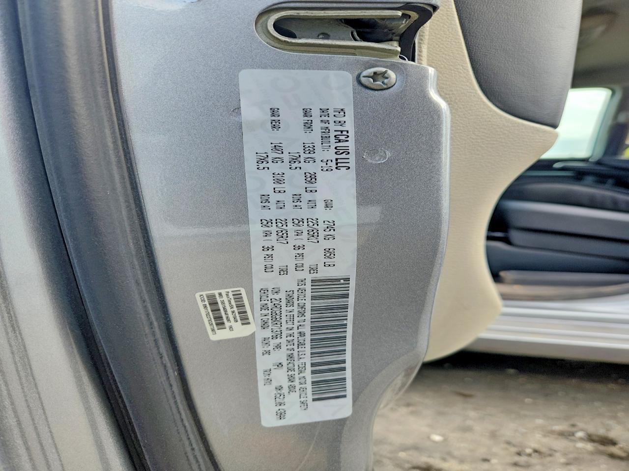 2019 DODGE GRAND CARAVAN