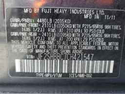 2012 SUBARU FORESTER