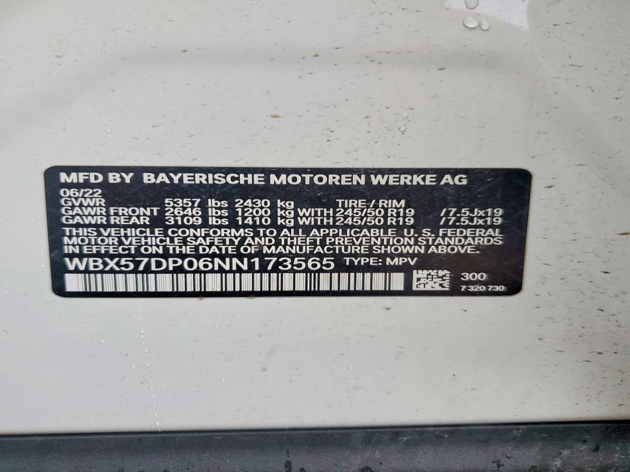 2022 BMW X3