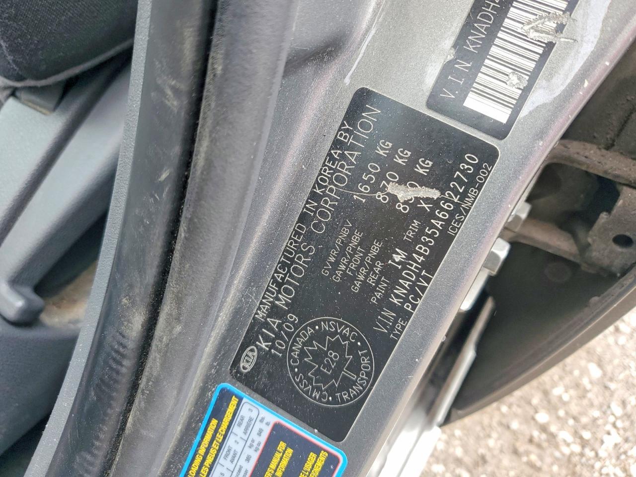 2010 KIA RIO