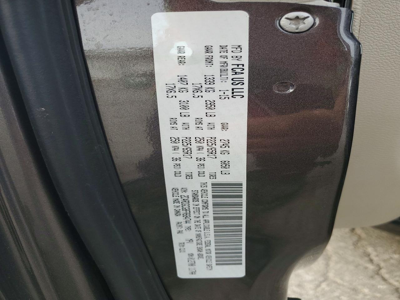 2015 DODGE GRAND CARAVAN