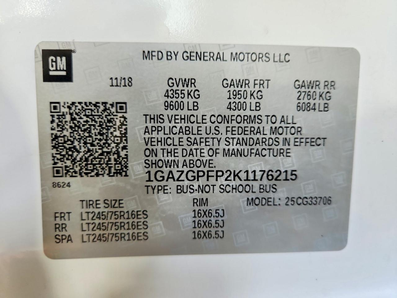 2019 CHEVROLET Express 3500