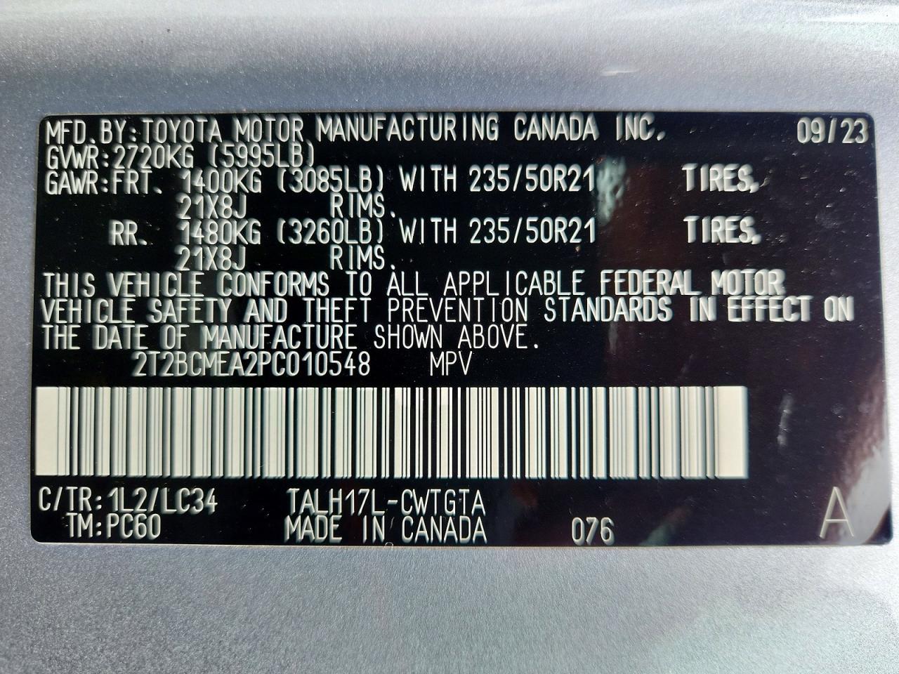 2023 LEXUS RX 500H
