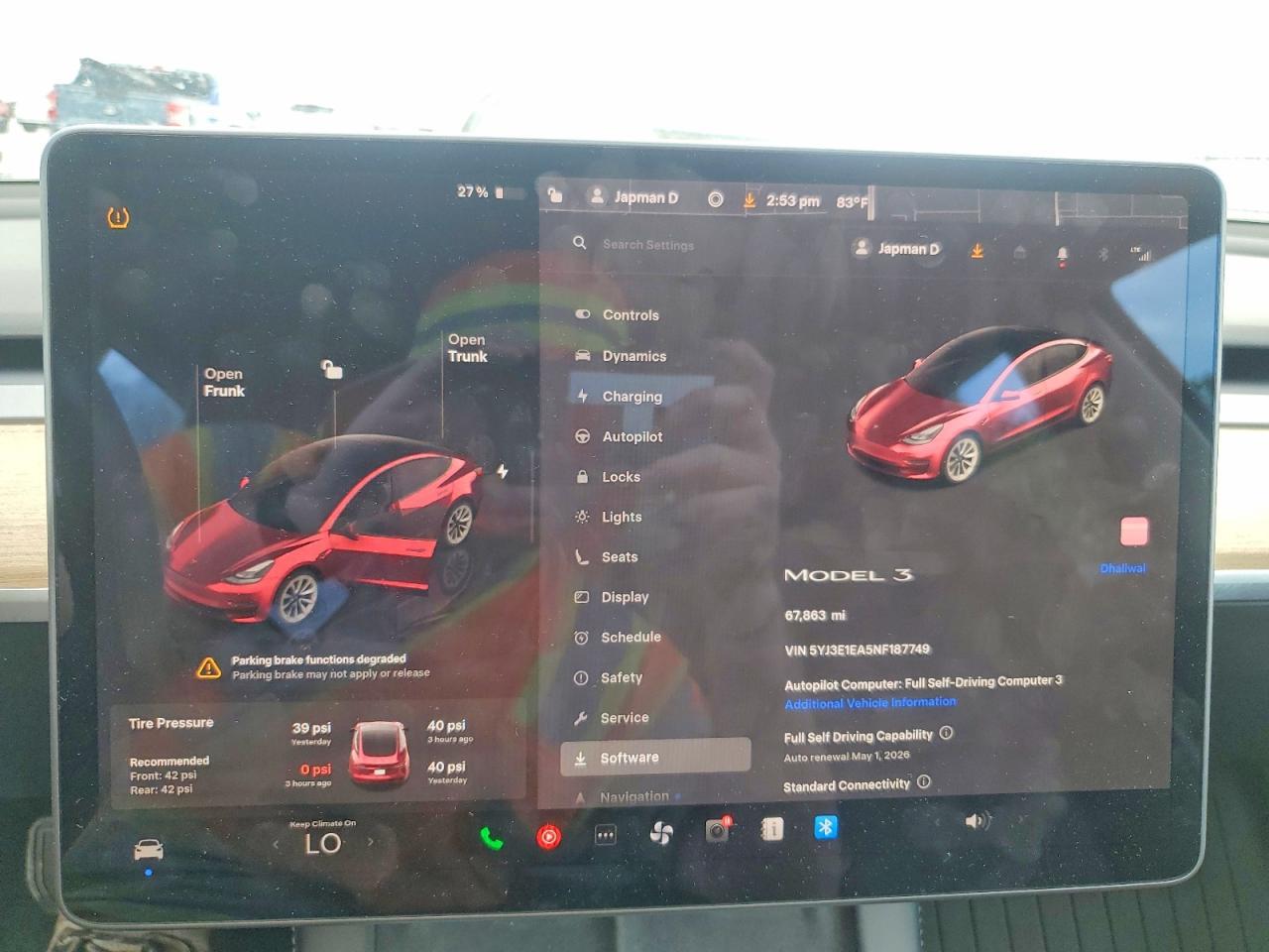 2022 TESLA MODEL 3