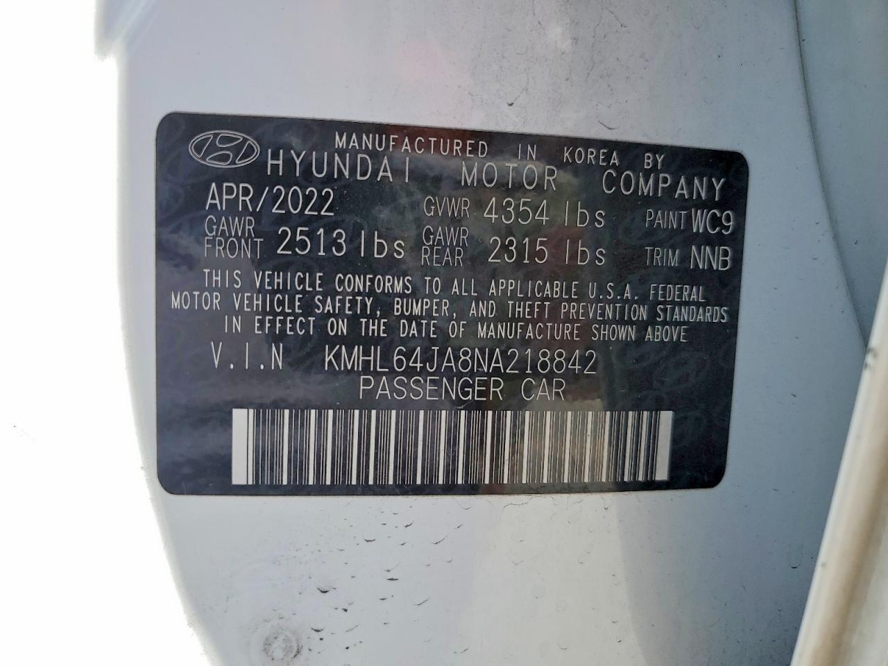 2022 HYUNDAI SONATA