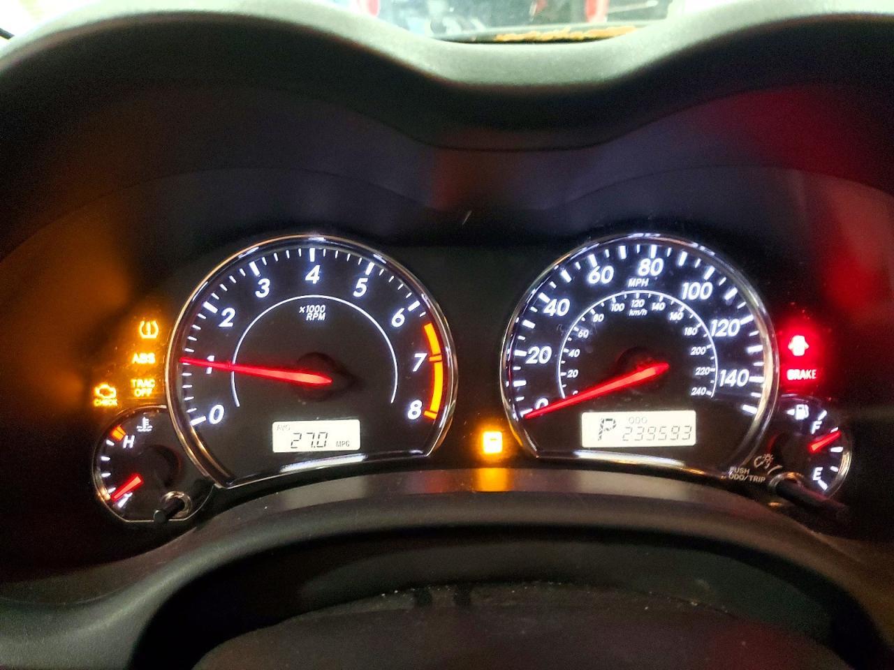 2012 TOYOTA COROLLA